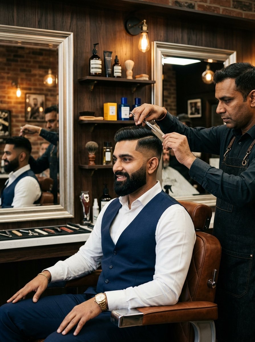Men's grooming at The Mirror by Embellish